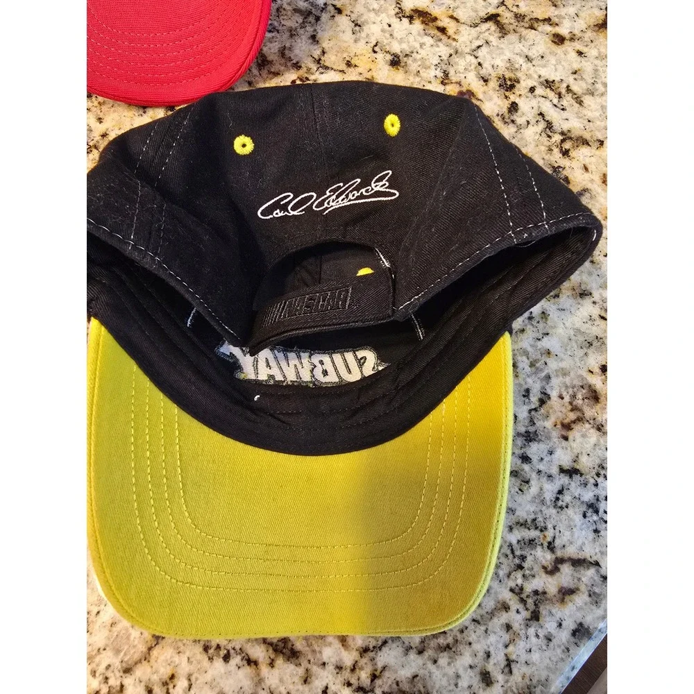 Subway Racing Cap‎ Black Yellow Gray 99 Roush Fenway NASCAR Collectible Hat